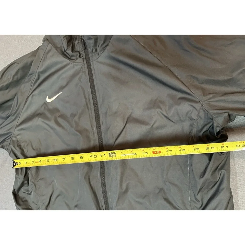 Nike Storm Fit Jacket Mens Black Golf Performance Full Zip Rain Size L